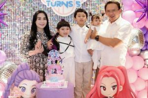 Ultah Sarah Ke-5 Makin Istimewa, Ahok Tema Demon Hunters