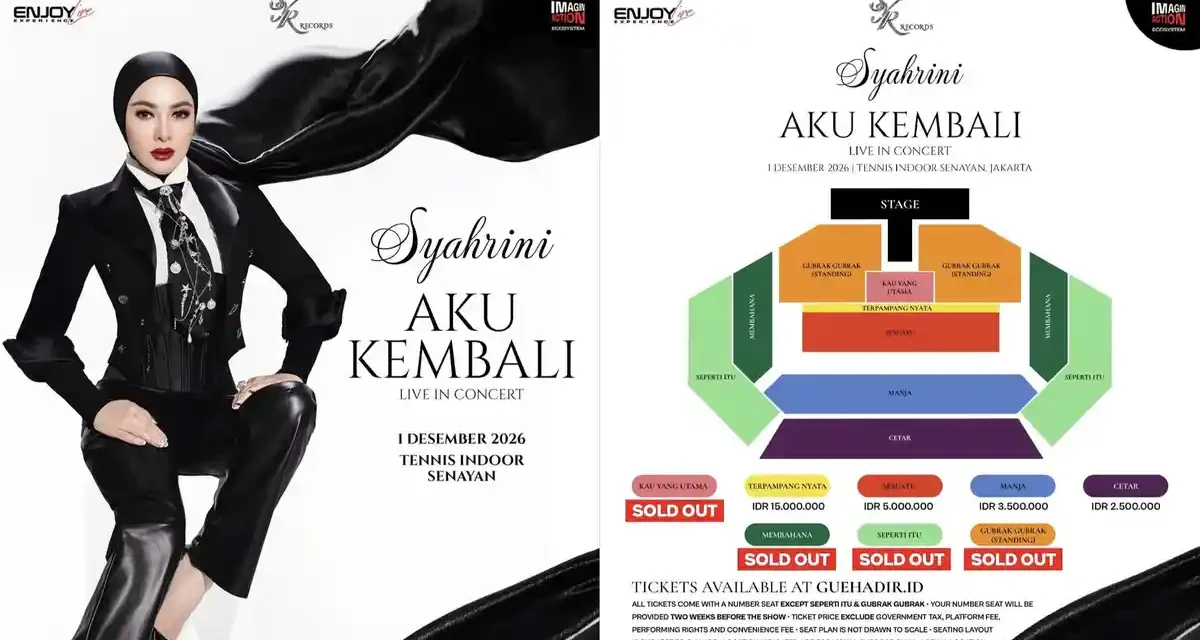 Comeback Syahrini! Tiket Termahal Rp35 Juta Jadi Sorotan